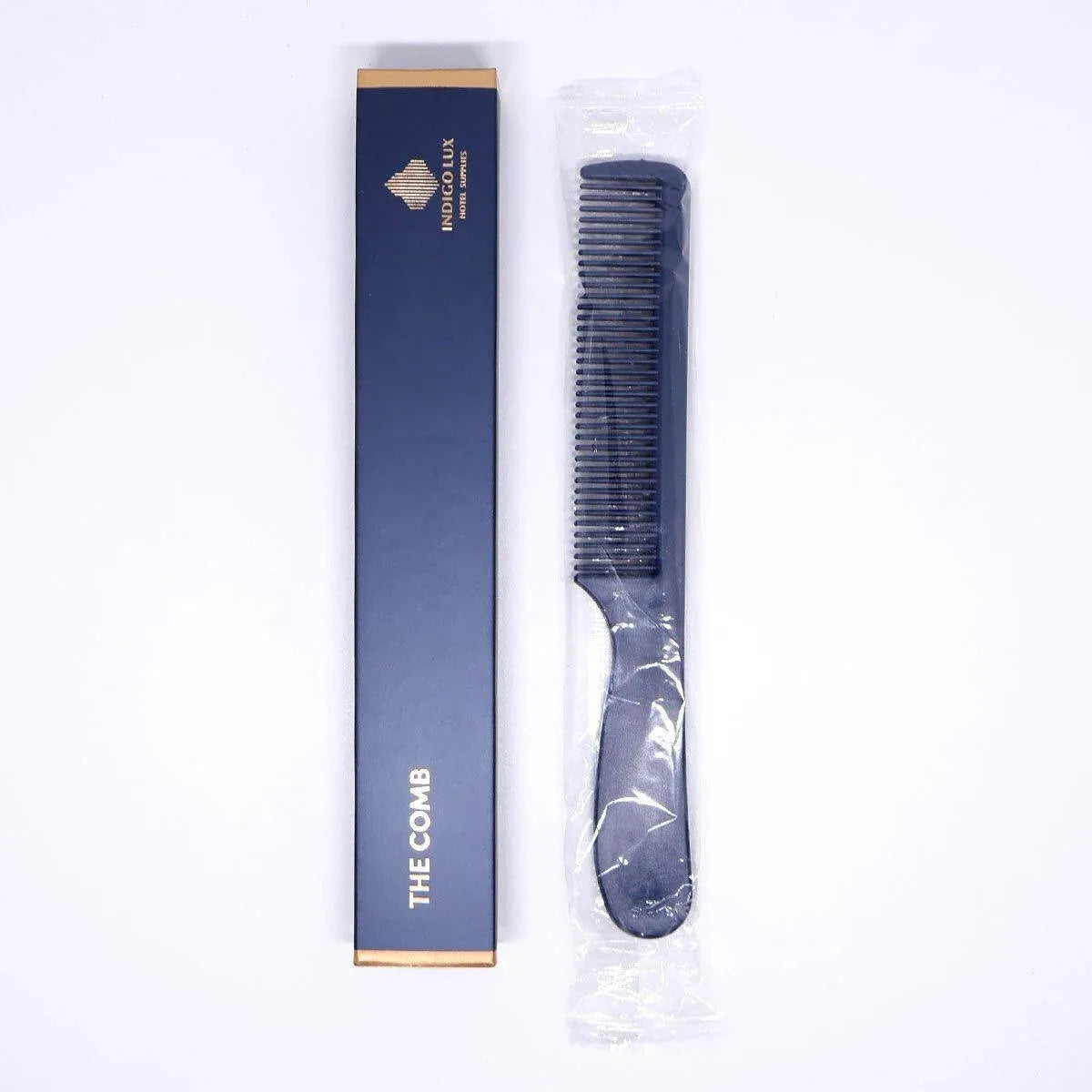 50PCS Individually Wrapped Combs for Hotel Guesthouse and Restaurant Bathroom - Blue